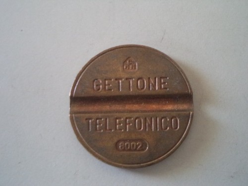 Gettone telefonico 8002 cmm - gettone,