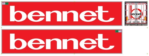 Grafica adesiva bennet rosso - "bennet, rosso"