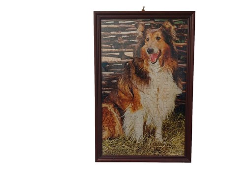 Quadro moderno puzzle lessie - quadro,