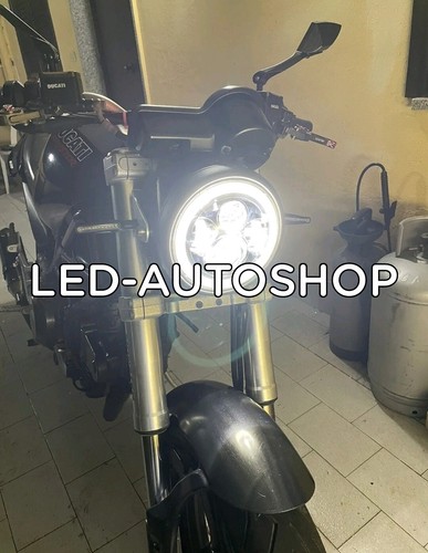 Faro led moto calotta - +,