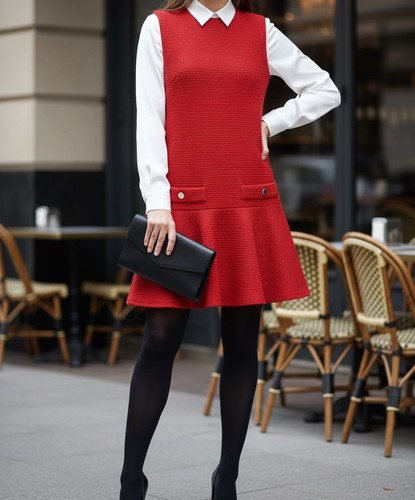 Mini abito rosso - rosso, taglia