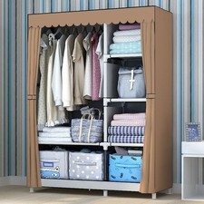 Armadio portatile In tessuto appendiabiti oggetti armadio salvaspazio 170x105x45