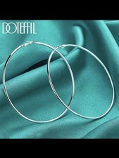 GRANDI ORECCHINI LISCI ROTONDI