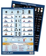 TABELLA SEGNALI VISIVI DIURNI E NOTTURNI COLREG72 210x297cm 35.452.88
