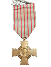 2.15N*(CBR19) medaglia di bronzo croce combattente guerra medaglia francese 1...