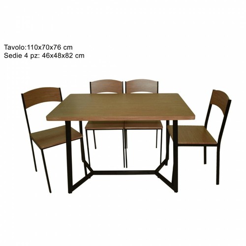 Set tavolo giardino 4 sedie - set,