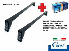 BARRE PORTATUTTO PORTAPACCHI GEV MERCEDES CLASSE C W202-W203 1993>2007 NO RAIL