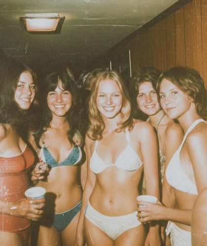 Foto vintage gruppo - vintage, ragazze