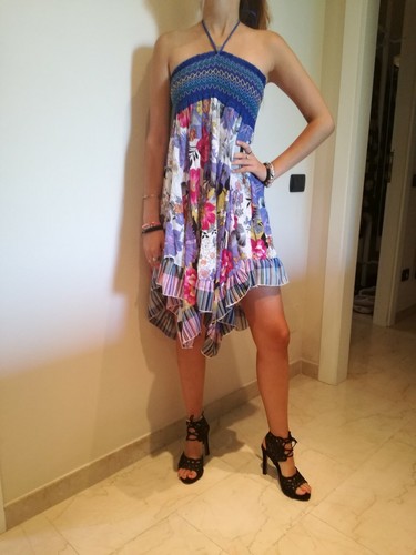 Gonna abito floreale taglia - floreale, s
