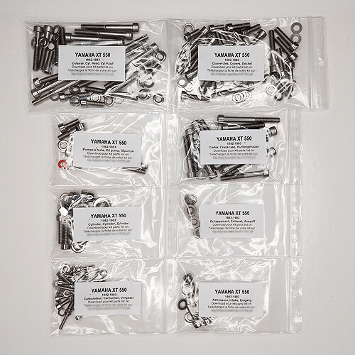 Yamaha 550 1982 1983 kit - 1982-1983,