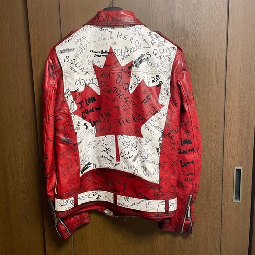 Dsquared2 leather jacket - dsquared2,