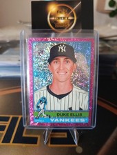 2025 Topps Heritage #266 Duke Ellis Chrome Pink Sparkle Refractor