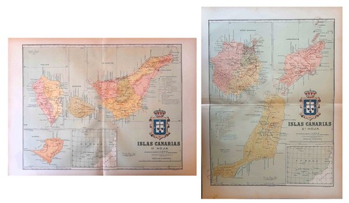Carta geografica antica isole - antica,