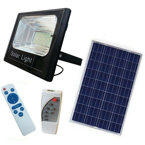 Faro led con pannello solare - con,
