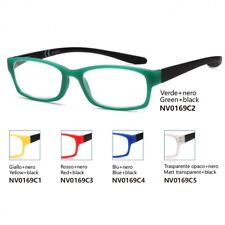 OCCHIALI DA LETTURA Graduati uomo donna custodia con aste girocollo Autoleggenti