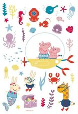 Muro & Mobili Adesivi Set Peppa Pig Adventure Decalcomania Cameretta Bambini