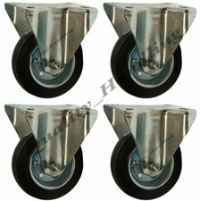 Rulli Fissi In Gomma Nera