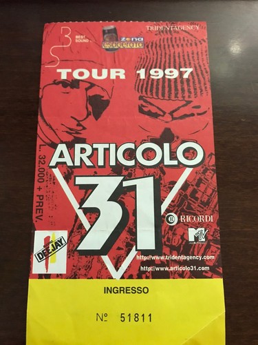 Articolo tour 1997 - articolo,