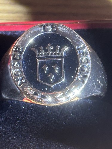 Anello uomo sigillo oro con