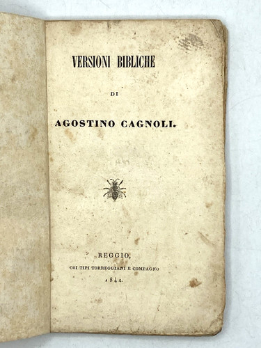 Versioni bibliche agostino - versioni,