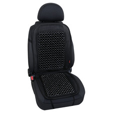 SCHIENALE COPRISEDILE PALLINE DI LEGNO SEDILE PER AUTO CAMION FRESCO UNIVERSALE