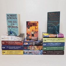 The Wheel Of Time Complete Series #1-14 + Prequel Paperback Books Robert Jordan 