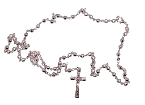 Rosario collana metallo - collana,