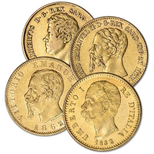 Italy gold lire 1867 - italy, .1867