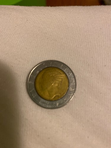 Moneta 500 lire bimetallica - 500,