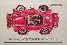 Scheda telefonica scheda valori telefonica scheda da collezione 12 DM modello compatto GoCard 40 E cibo