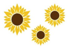 Stencil Girasole --- Taglie