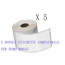 5 ROTOLI Etichette compatibile