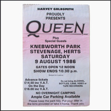 Queen Knebworth Park 1986