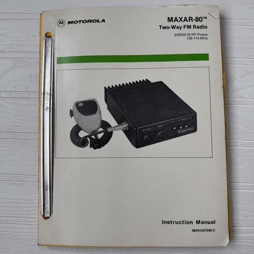Motorola maxar two - maxar-80, fm