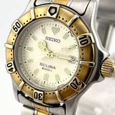 Orologio Seiko Scuba Diver's testato a batteria elegante orologio