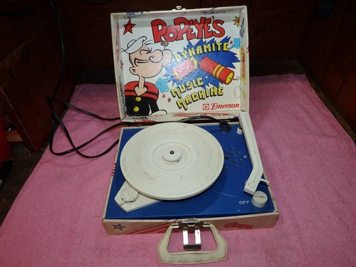 Giradischi vintage popeye - giradischi, popeye's