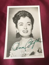 ANN BLYTH-fotocartolina UNIVERSALE firmata a mano-attrice USA-autografo-Mildred Pierce 
