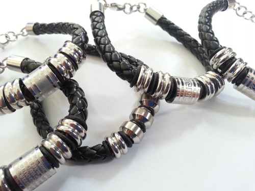 Bracciali titanio intrecciati - bracciali,