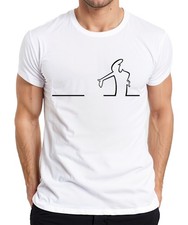 T-shirt uomo Balum La Linea Lui Osvaldo Cavandoli cartone animato Balum Balum