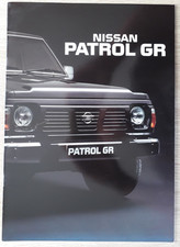 Nissan Patrol GR Brochure 1994 - 4.2 Benzina Diesel SLX SGX