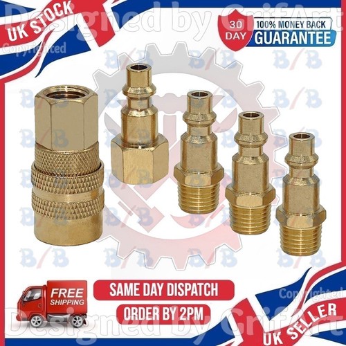 5pz set accoppiamento - accoppiamento, 1/4"