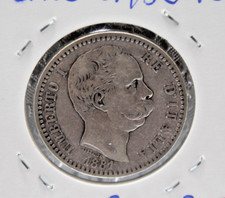 Moneta 1881 Italia Regno 2 Lire Umberto I Ag. BB+ (C.00)