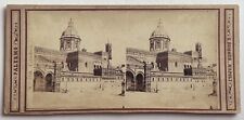 Italia Palermo Cattedrale Foto Stereo G. Sommer Vintage Albumina C1865