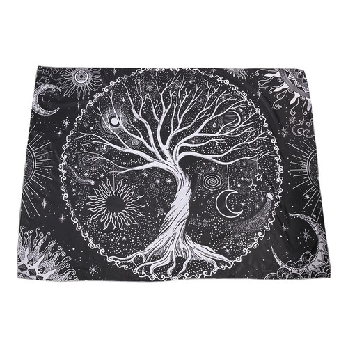 Arazzo albero luna sole - arazzo,