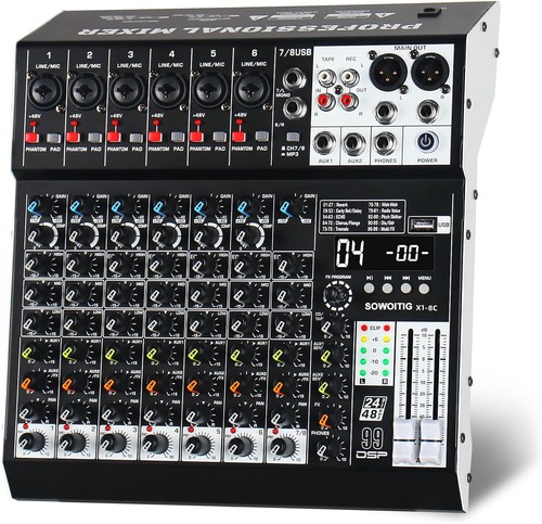 Mixer audio professionale - , 8