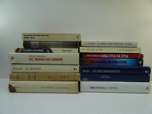 Lotto libri sulle spie - lotto,