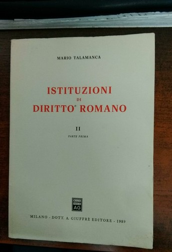 Istituzioni diritto romano - istituzioni, di