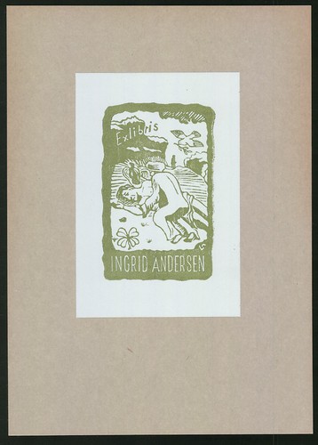 Exlibris ingrid andersen uomo - exlibris,