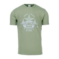Maglietta T-Shirt stella alleati Jeep Willy WWII