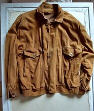 Giacchetto renna tg 50 uomo giubbino vintage giacca vera pelle lavor artigianale